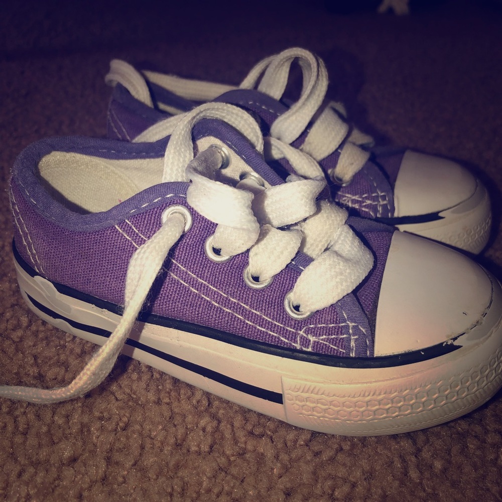 Purple toddler converse
